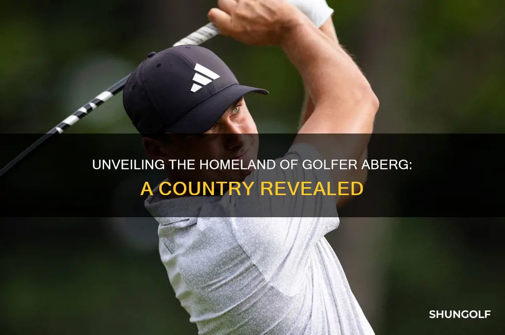 what country is the golfer aberg from