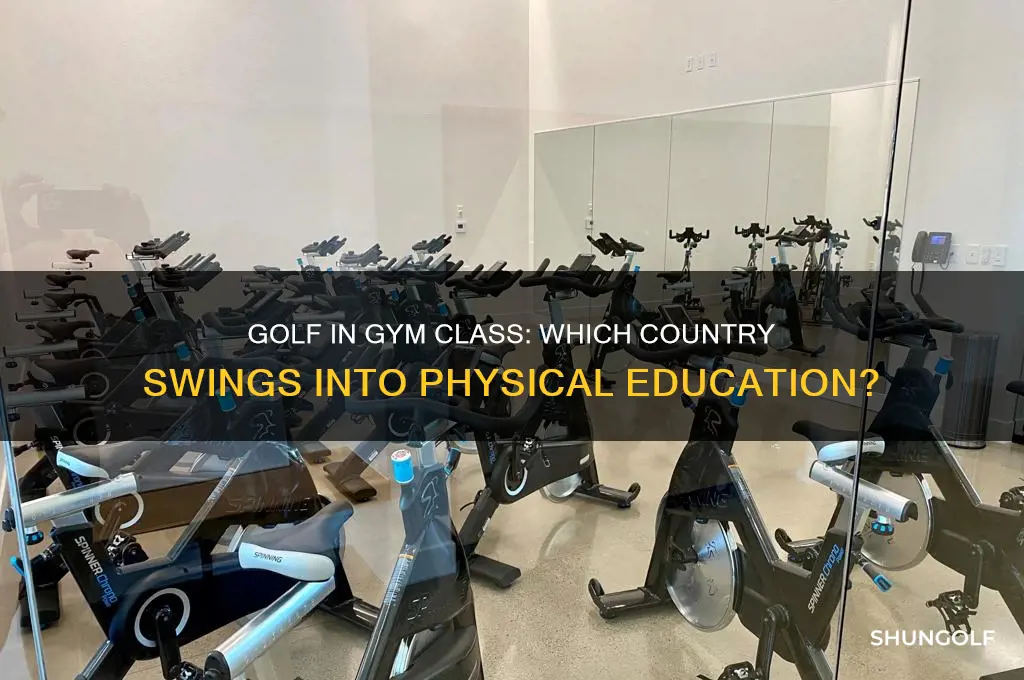 what country teaches golf in gym class