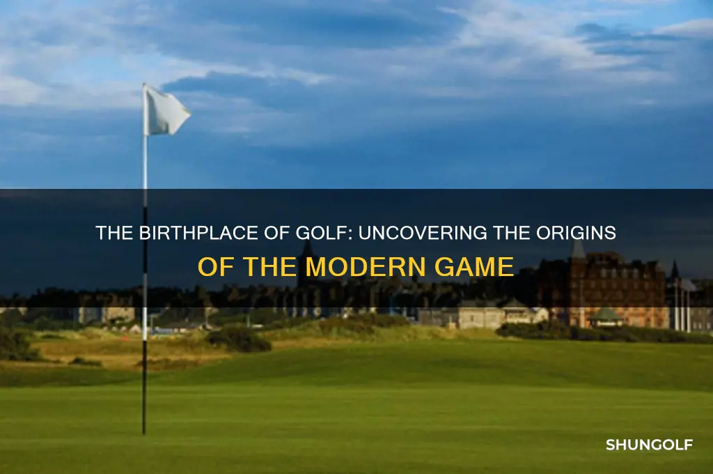 what country was the modern game of golf invented