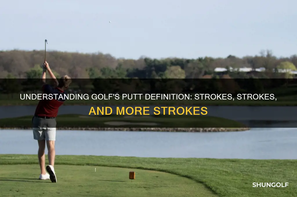 what counts as a putt in golf