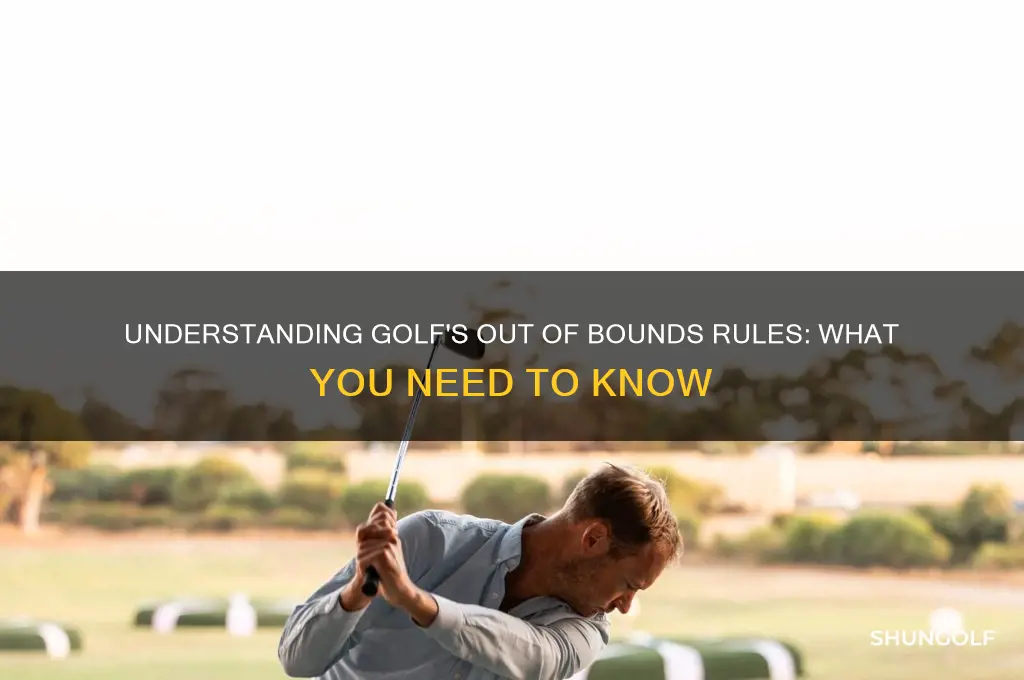 what counts as out of bounds golf