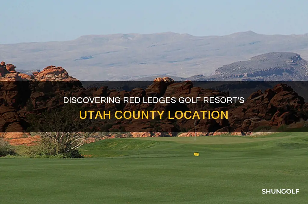 what county in utah is the red ledges golf resort