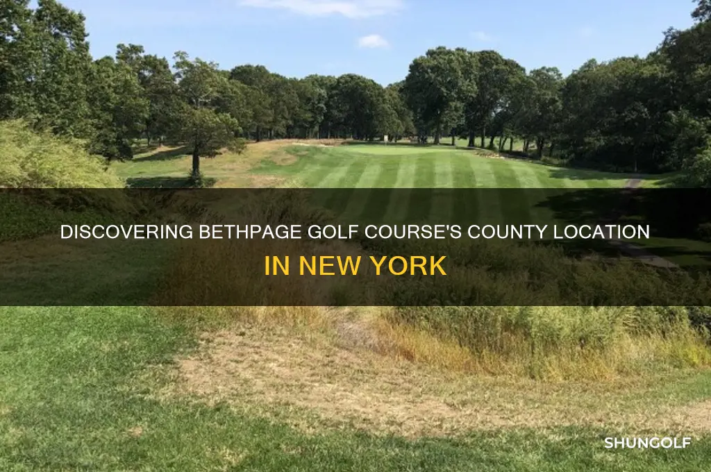 what county is bethpage golf course in