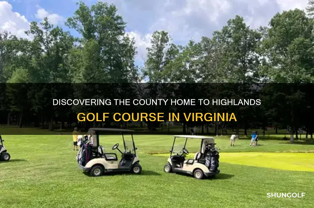 what county is highlands golf course va