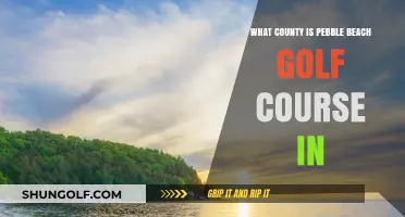 Discovering Pebble Beach Golf Course's County Location in California