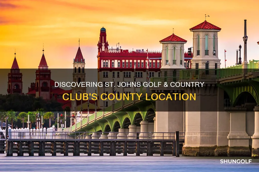 what county is st jons golf and country club in