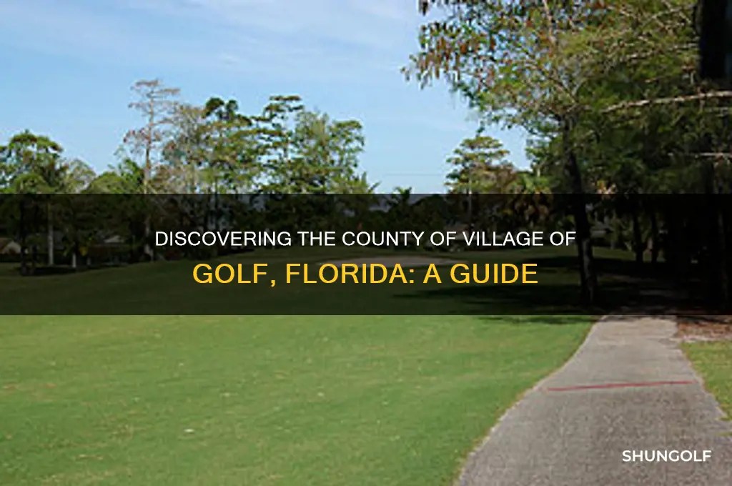 what county is village of golf florida in