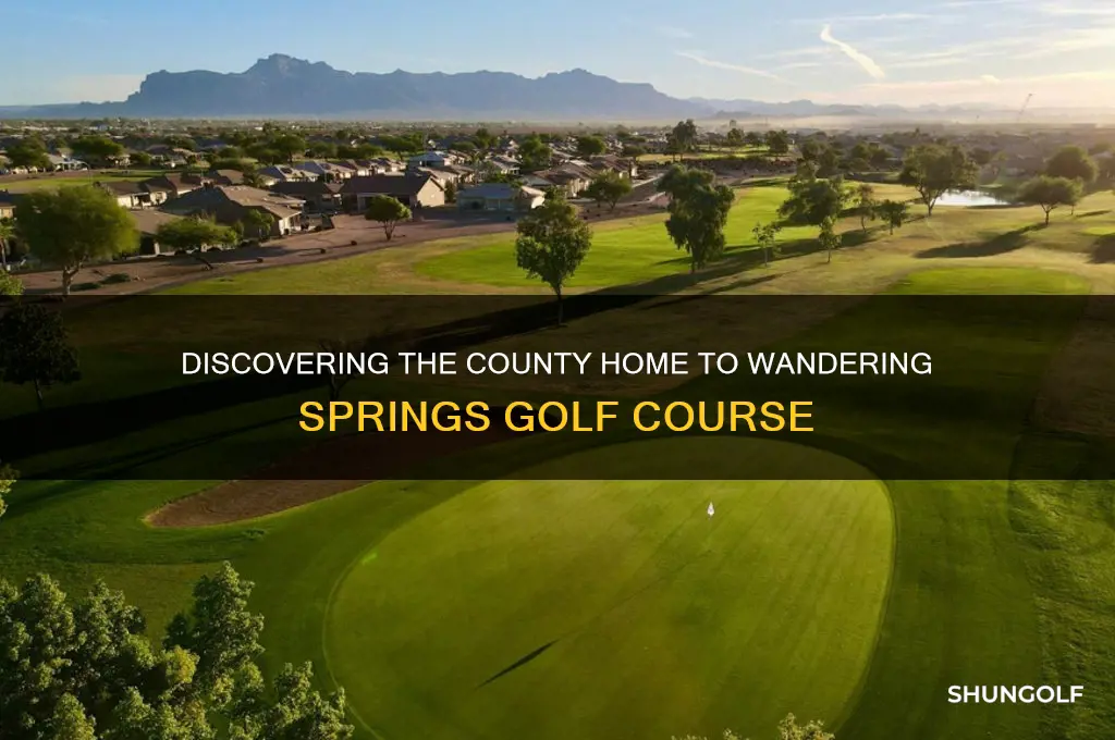 what county is wandering springs golf course in
