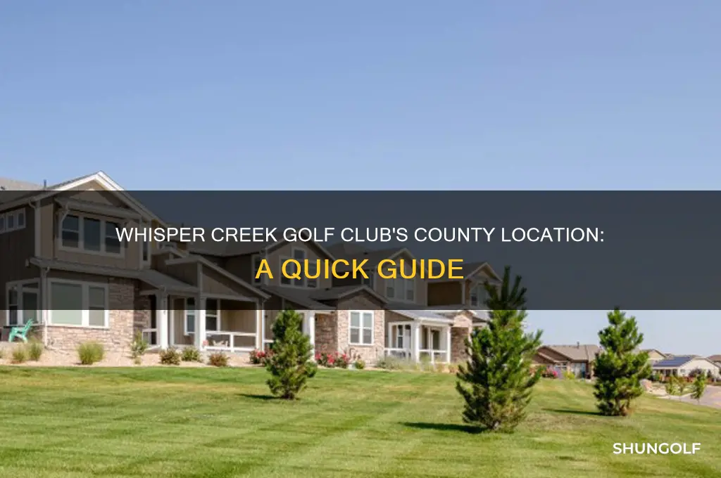 what county is whisper creek golf club in