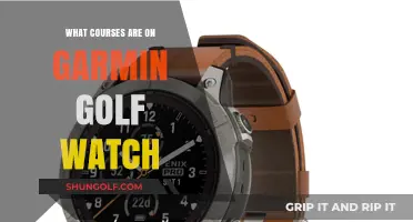 Exploring Garmin Golf Watch: Courses, Features, and Benefits