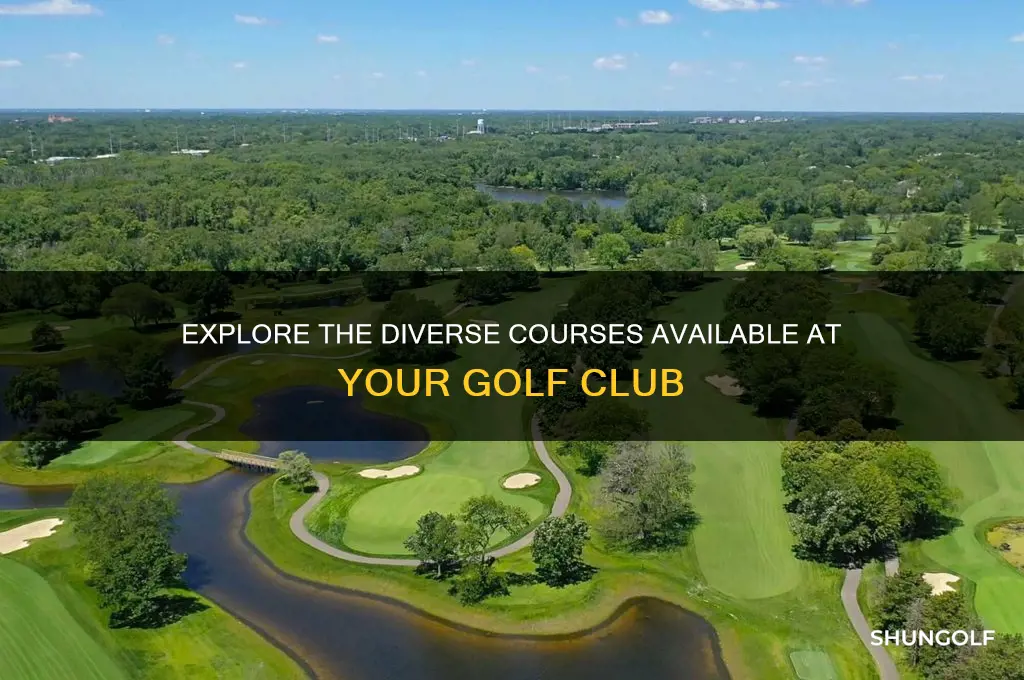 what courses can you play on the golf club