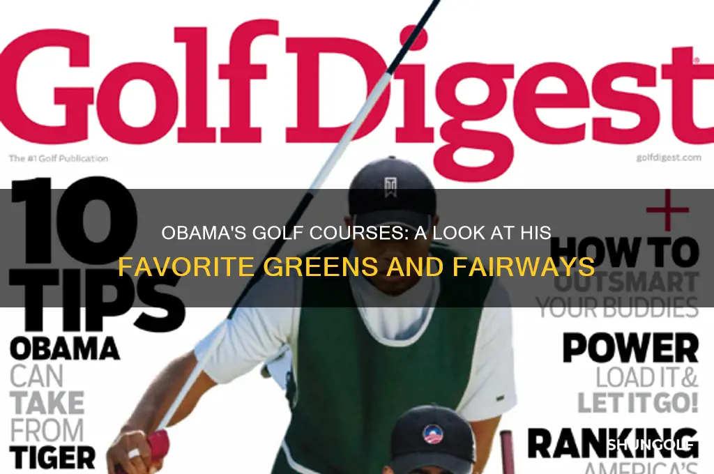 what courses did obama play golf