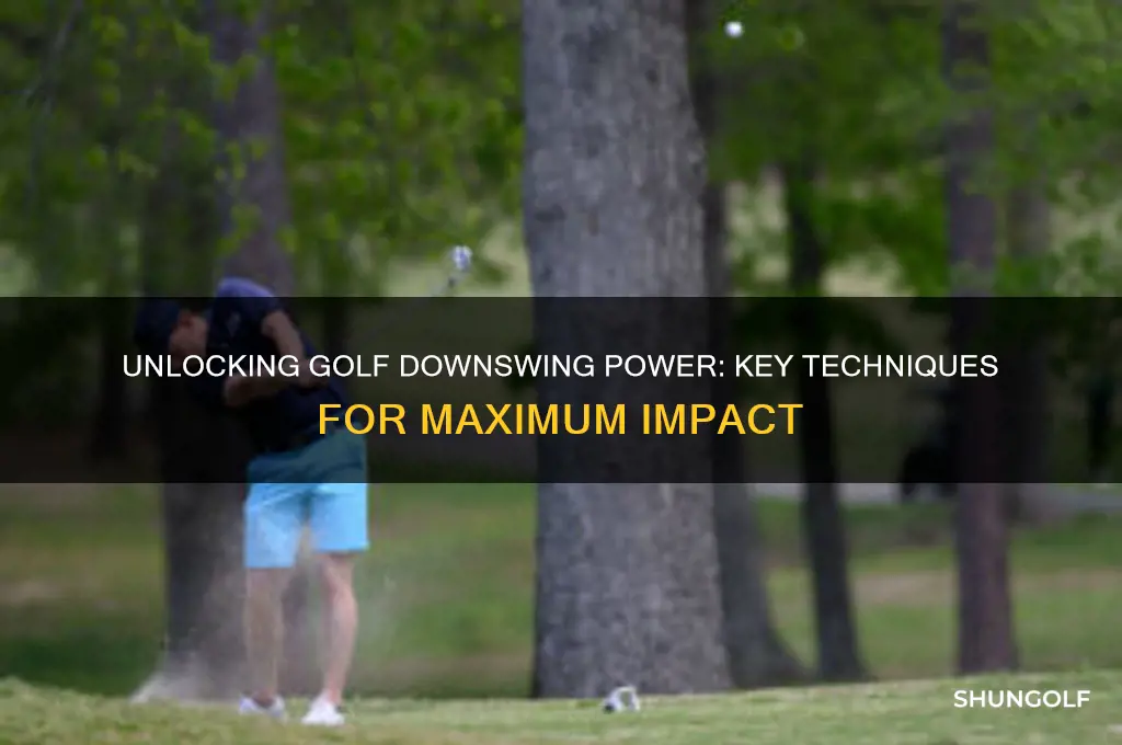 what creates power in the golf downswing
