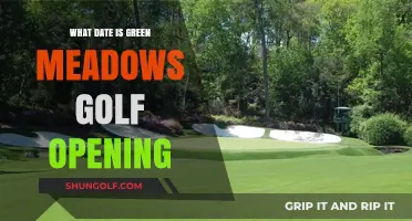 Green Meadows Golf Course Opening Date Announced: What to Expect
