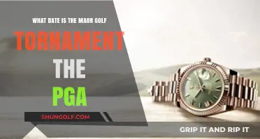 When is the PGA Championship Golf Tournament Held?