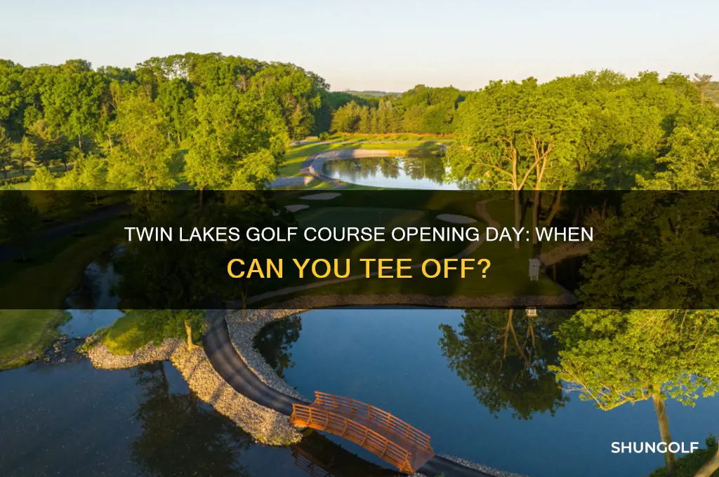 what day does twin lakes golf open