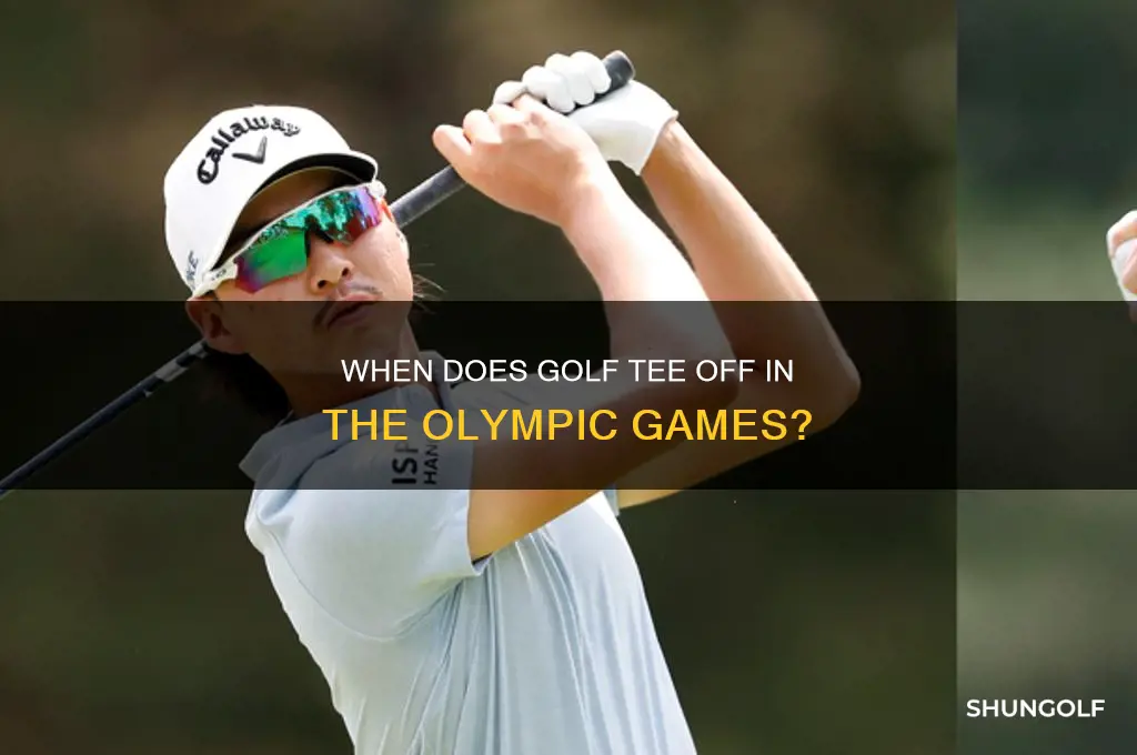 what day is golf in the olympics