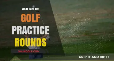 Best Golf Practice Days: Thursday to Sunday