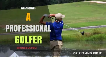 The Definition of a Professional Golfer