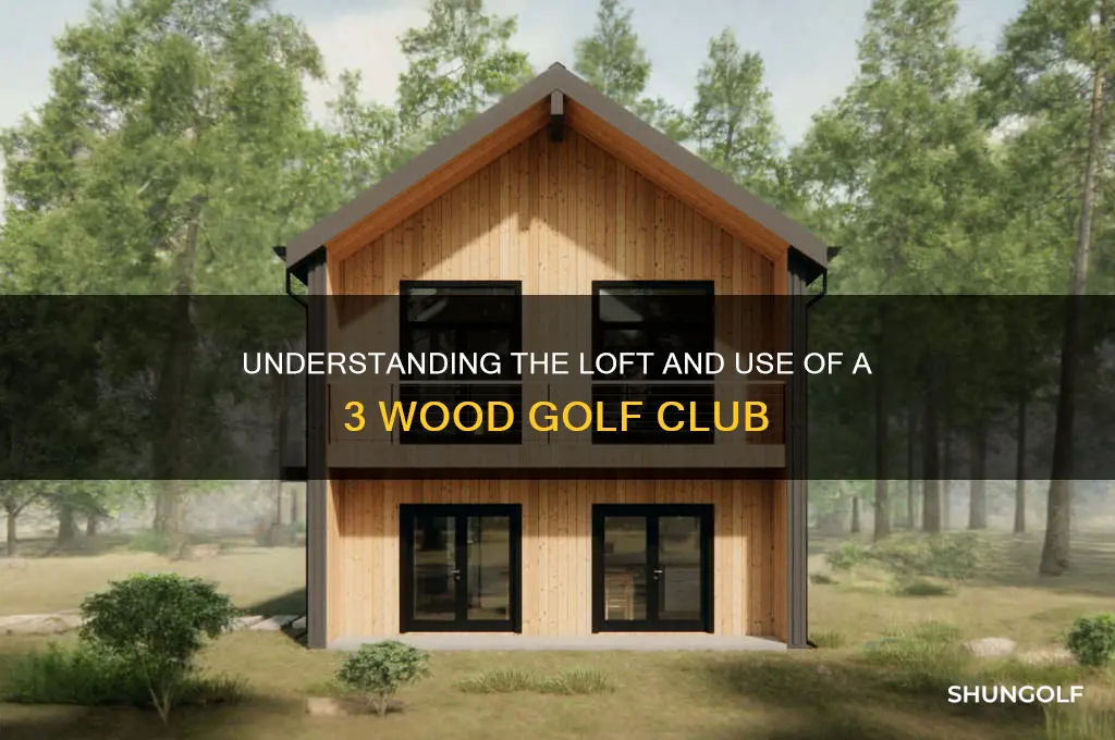 what degree is a 3 wood golf club