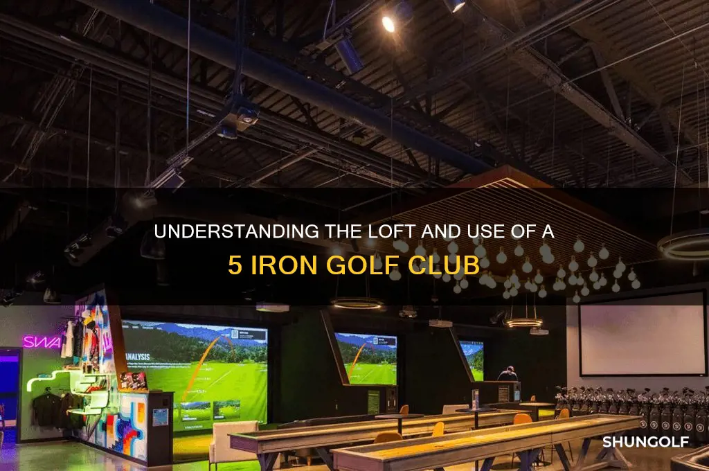 what degree is a 5 iron golf club