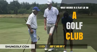 Understanding the Flat Lie: Golf Club Degree Explained Simply