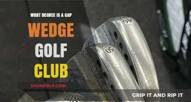Understanding the Degree of a Gap Wedge Golf Club