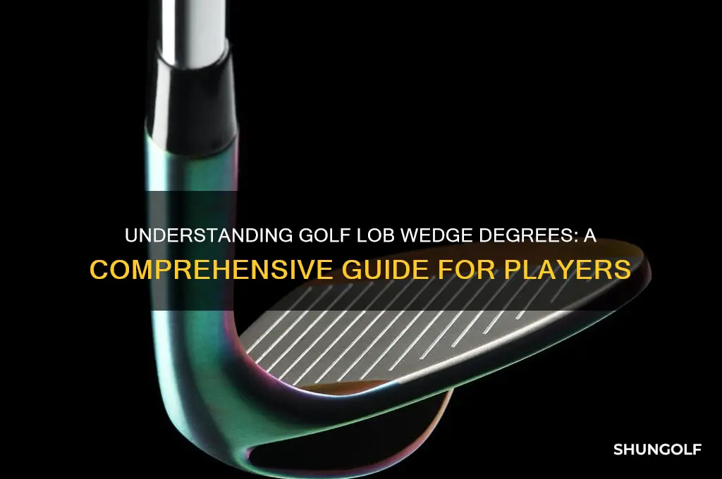 what degree is a lob wedge in golf