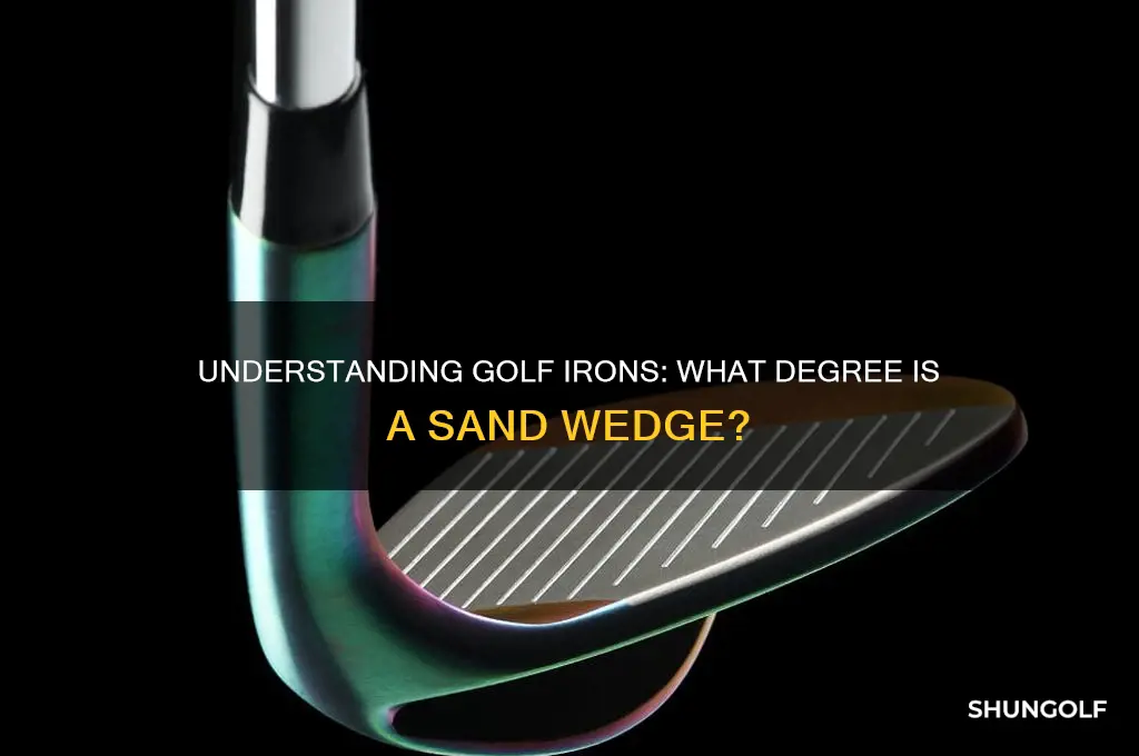 what degree is a sand wedge in golf irons