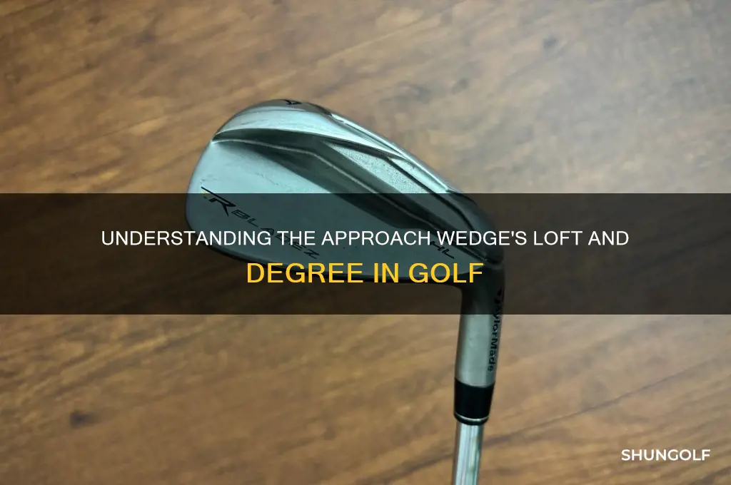 what degree is an approach wedge in golf