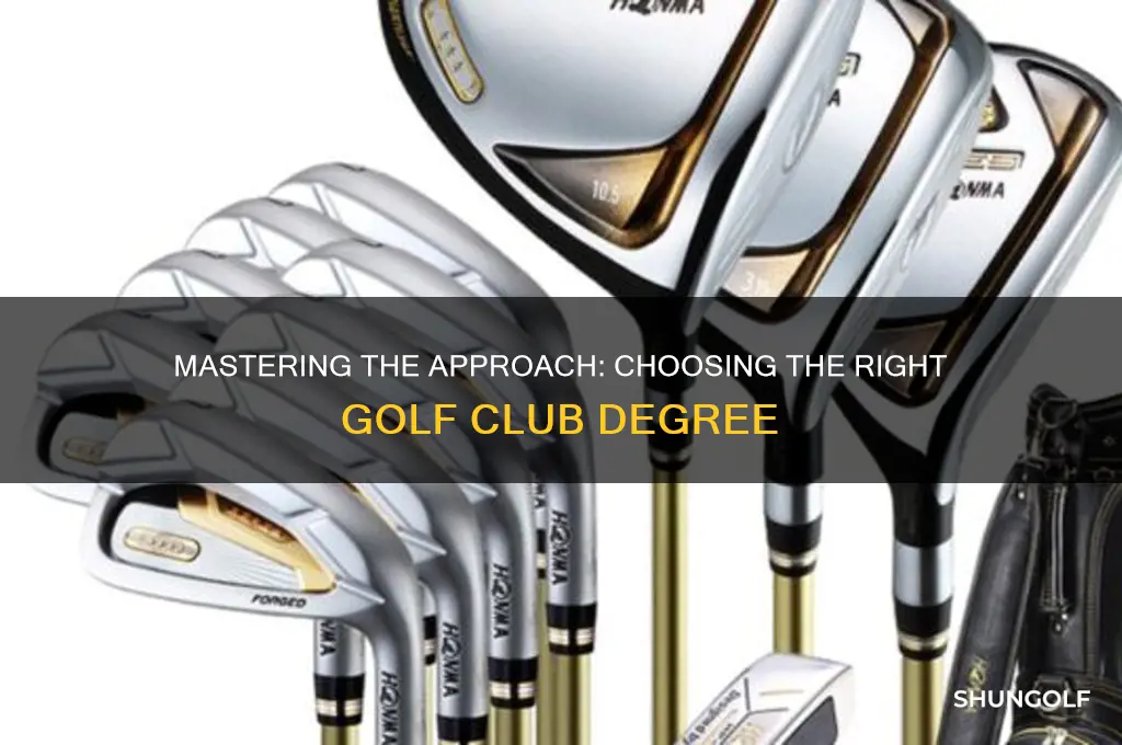 what degree is approach golf club