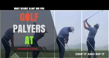 Pro Golfers' Degree of Slant: Unveiling the Optimal Swing Angle