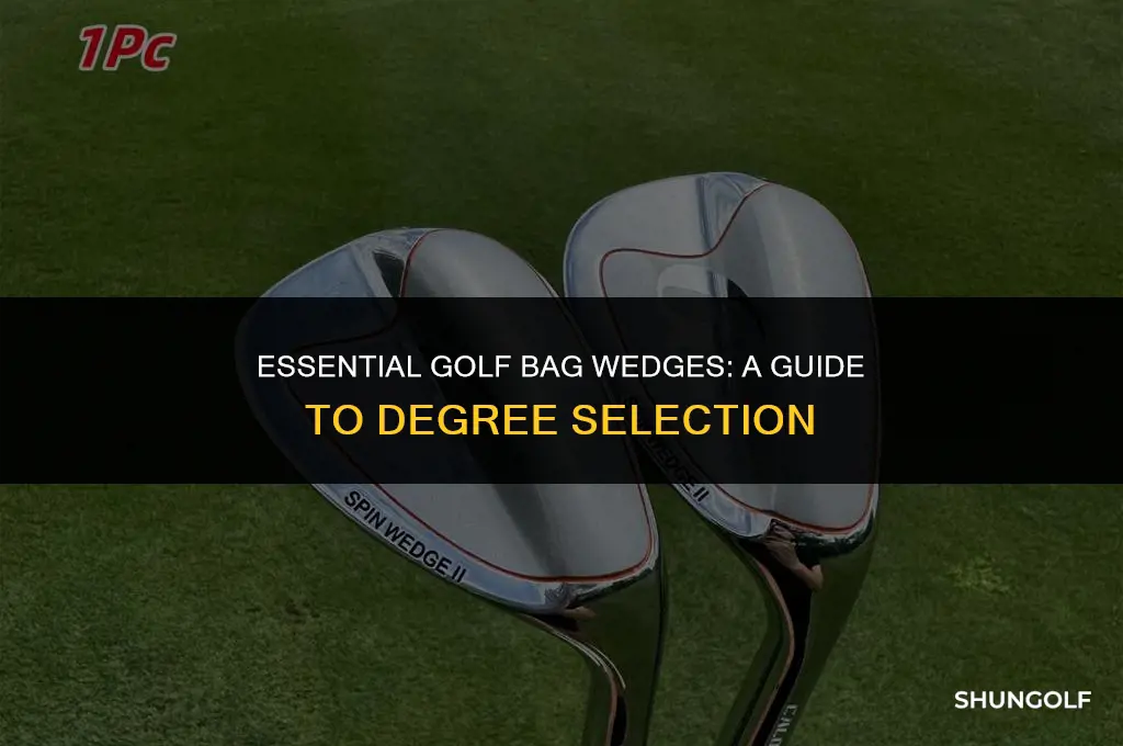 what degree wedges should i have in my golf bag