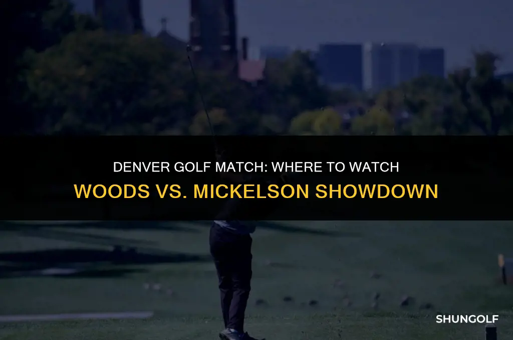 what denver channel is woods mikkleson golf match on