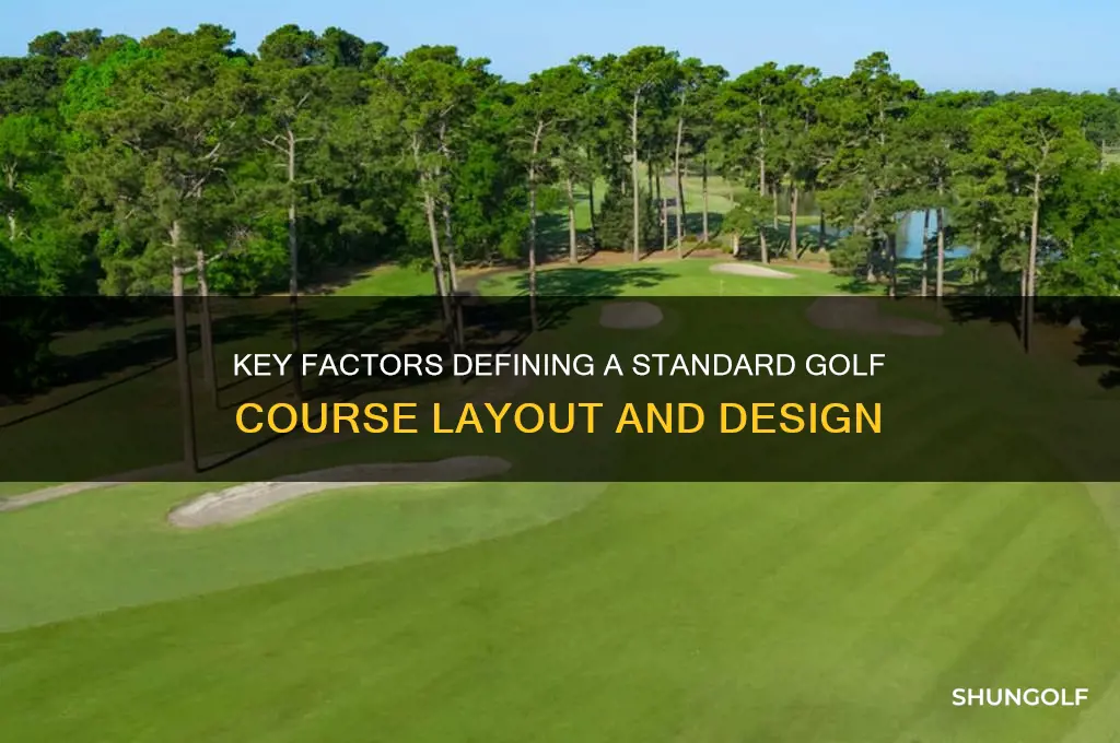 what determines a regular golf course