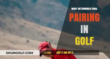Golf Pairings: What Determines the Final Matchup?