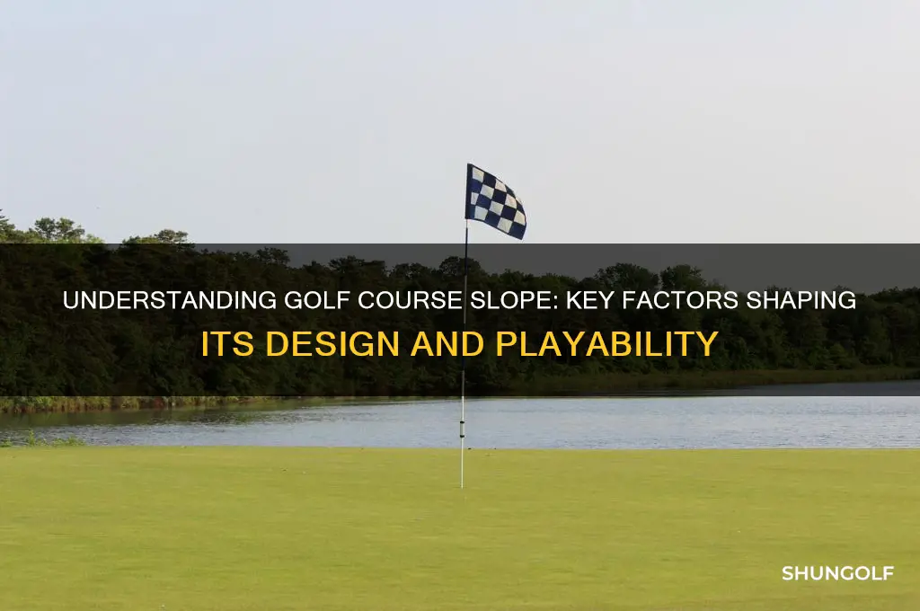 what determines the slope of a golf course