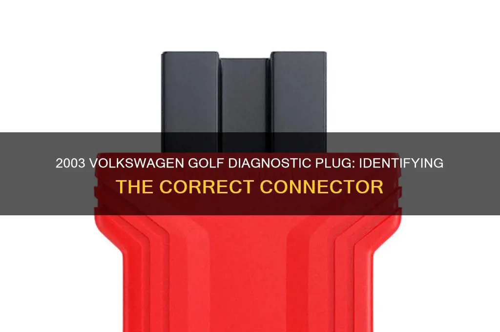 what diagnostic plug does a 2003 volkswagen golf