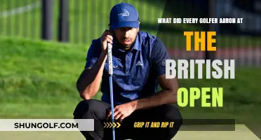 Aaron's British Open Legacy: Every Golfer's Unforgettable Moment
