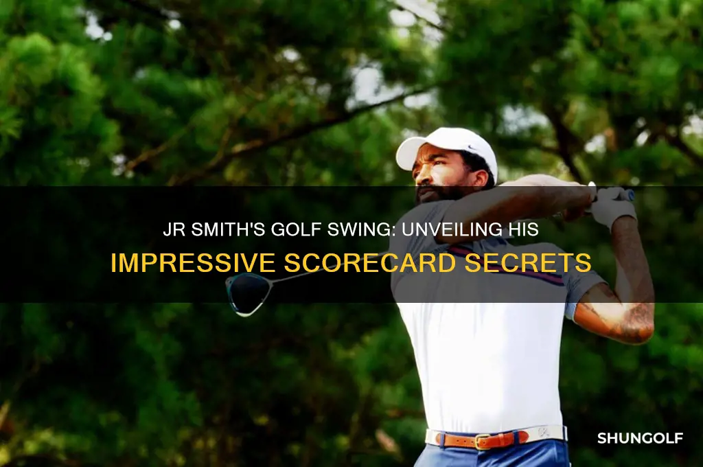 what did jr smith shoot in golf