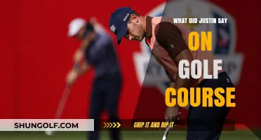 Justin's Golf Course Remarks: Unpacking the Viral Conversation
