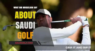 Mickelson's Controversial Remarks on Saudi Golf: Insights and Reactions