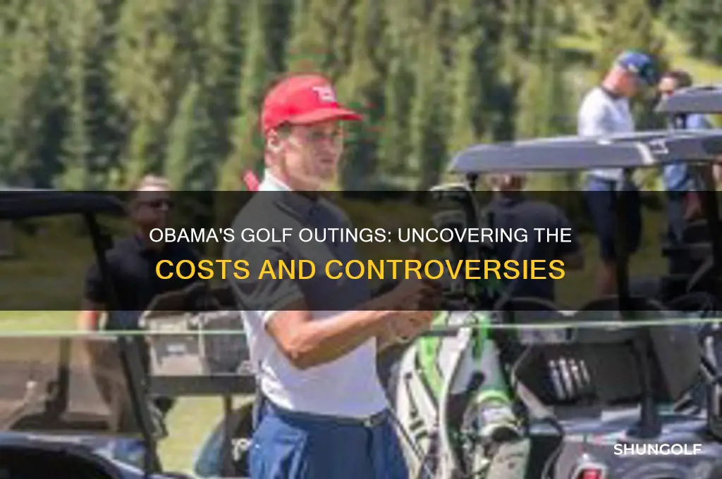 what did obama pay for golf outings