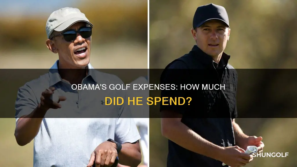 what did obamas golf tab cost