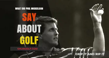 Phil Mickelson's Candid Insights: Unveiling His Thoughts on Golf