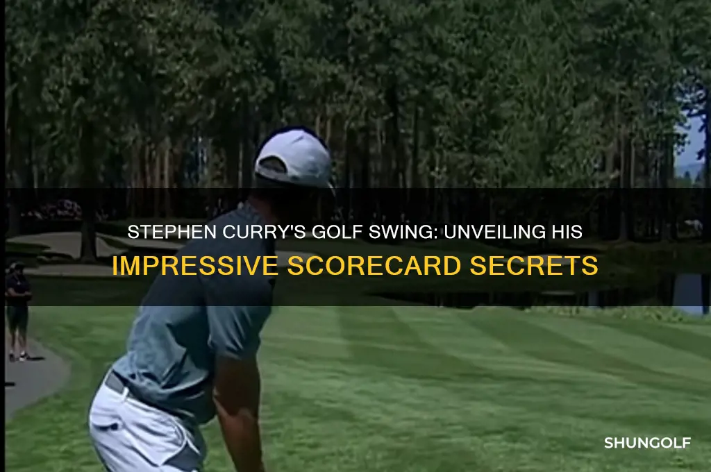 what did stephen curry shoot in golf