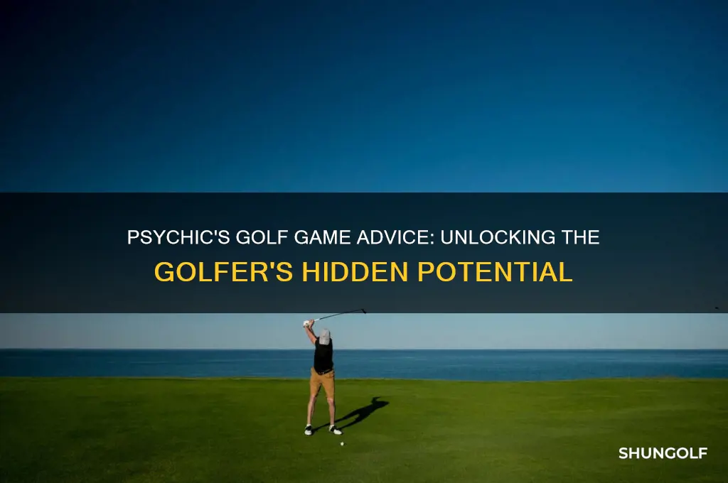 what did the psychic offer the golfer