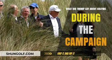 Trump's Campaign Trail: Golfing Remarks and Political Swings