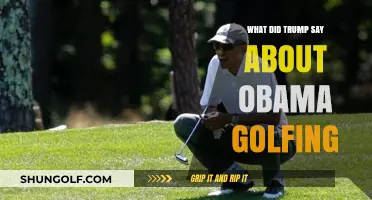 Trump's Criticism of Obama's Golfing Habits: A Presidential Debate Revisited