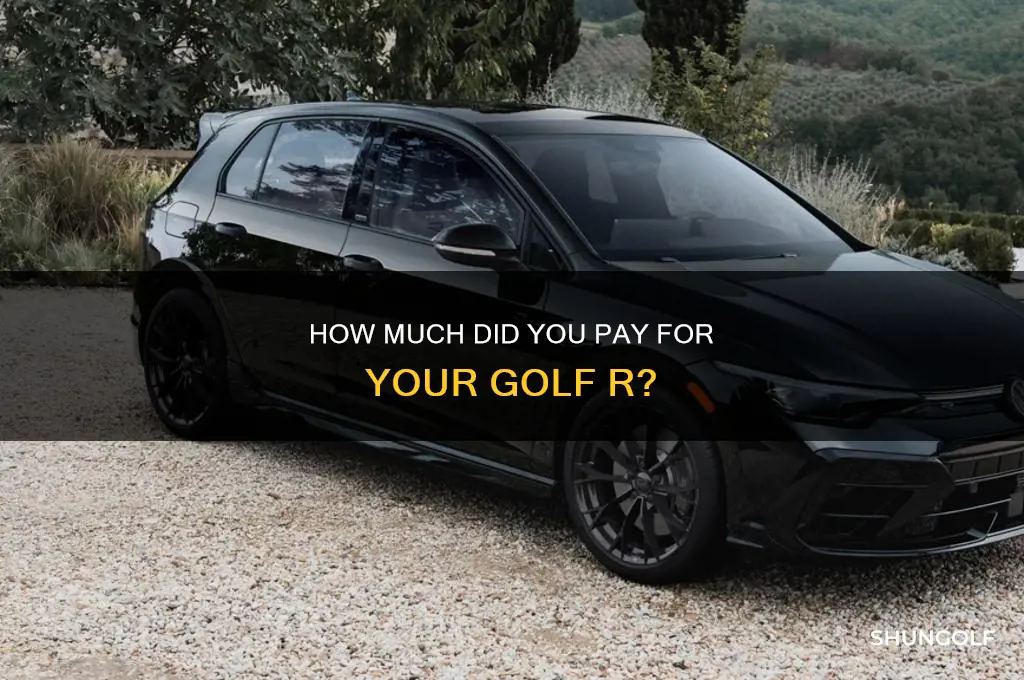what did you pay for golf r